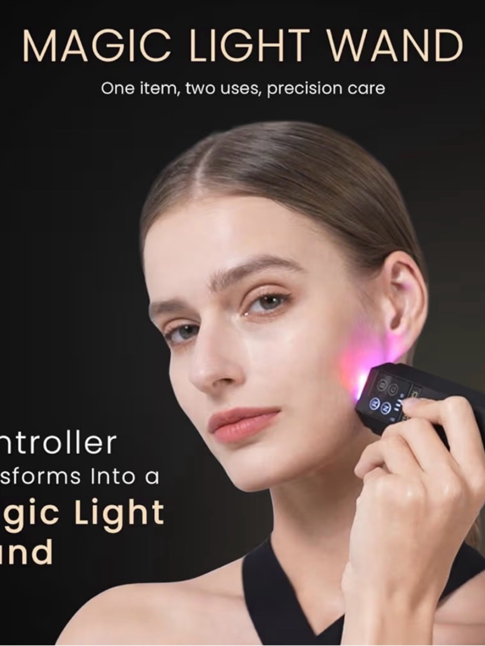 Gold LED Light Therapy Face Mask - 8-Color - Picture 7 of 11